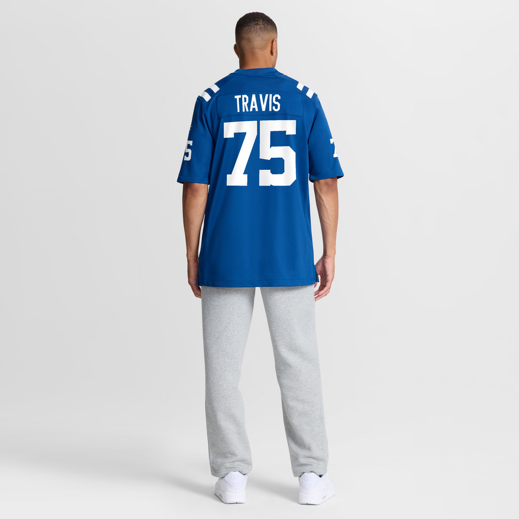 Indianapolis Colts Jalen Travis Nike Royal Team Game Jersey