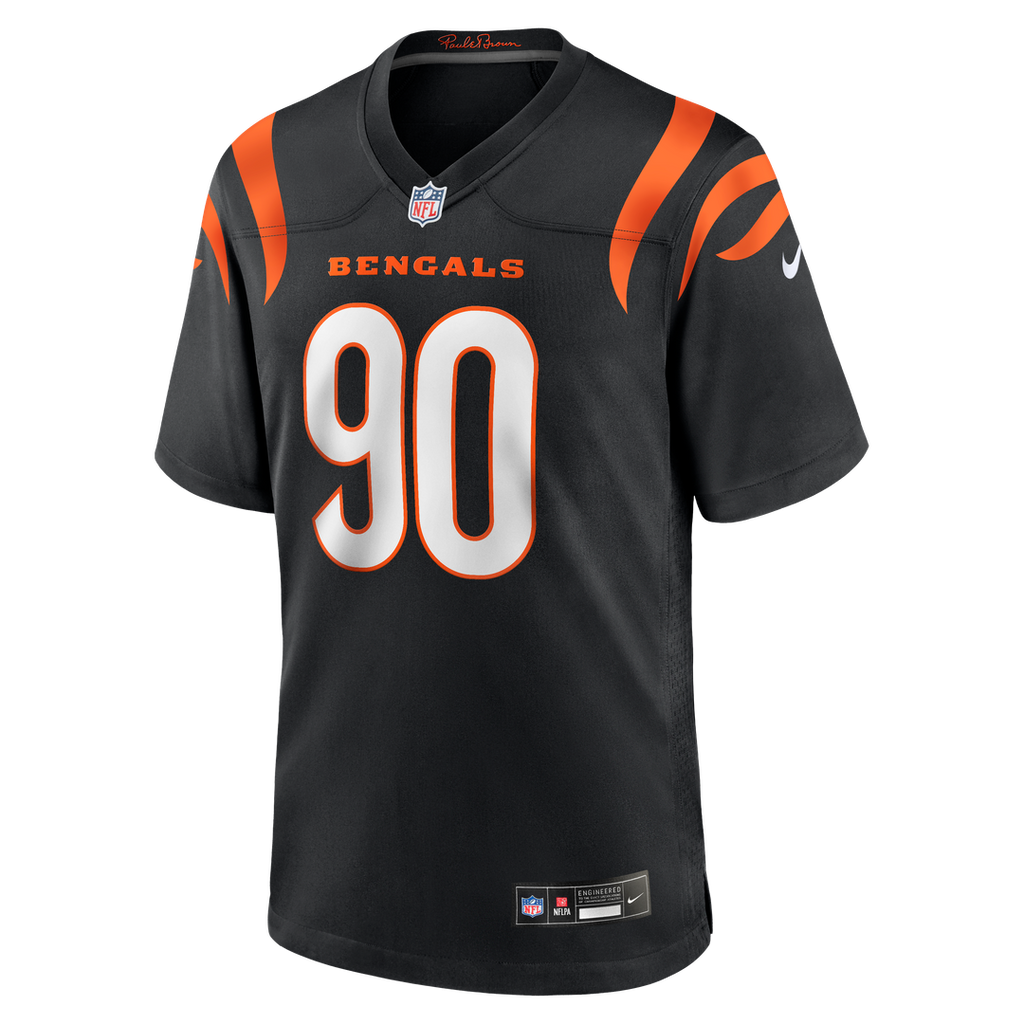 Cincinnati Bengals Owen Carney Nike Black Home Game Player Jersey
