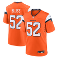 Denver Broncos Jonah Elliss Nike Orange Team Game Jersey