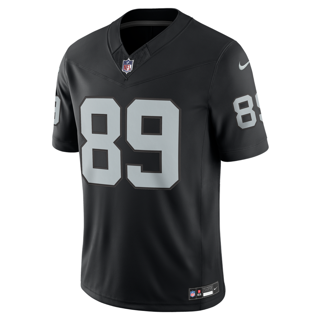 Las Vegas Raiders Brock Bowers Nike White Vapor F.U.S.E. Stitched Limited Jersey
