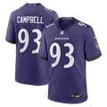 Baltimore Ravens Calais Campbell Nike Purple Team Game Jersey