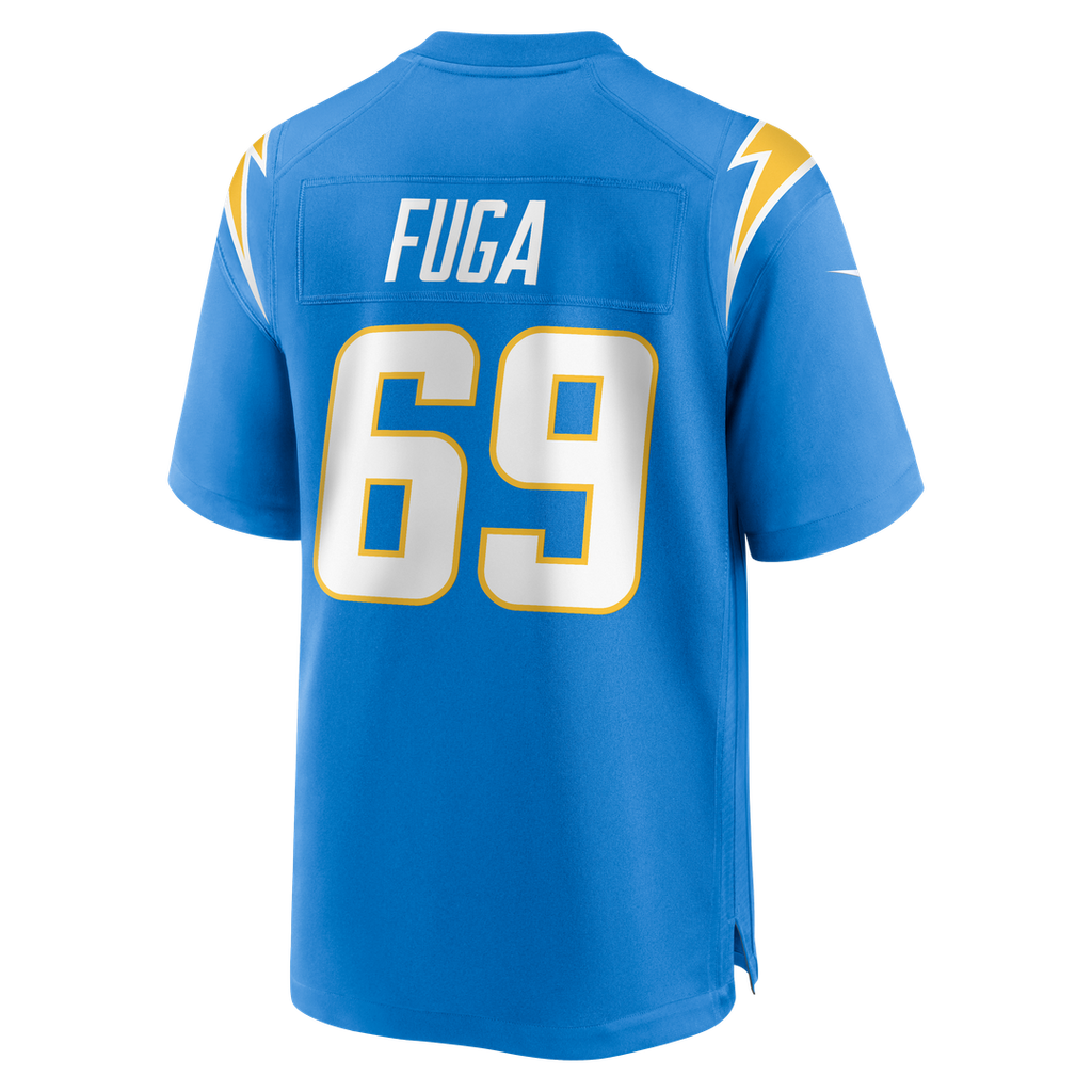 Los Angeles Chargers Josh Fuga Nike Powder Blue Team Game Jersey
