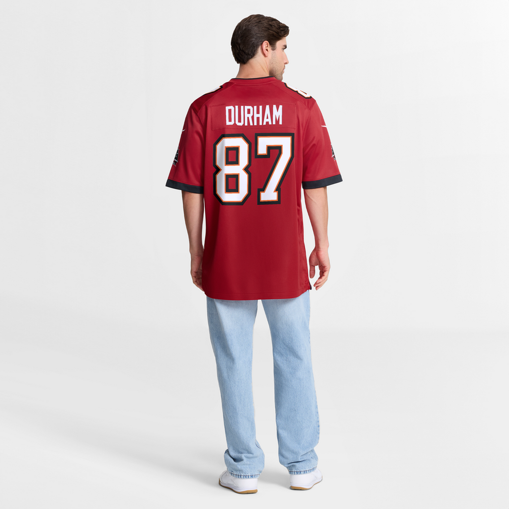 Tampa Bay Buccaneers Payne Durham Nike Red Game Jersey