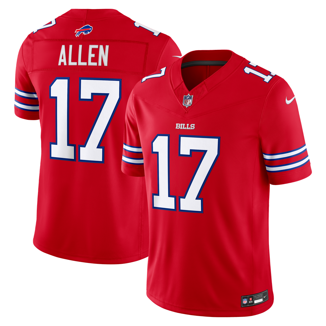 Buffalo Bills Josh Allen Nike White Vapor F.U.S.E. Stitched Limited Jersey