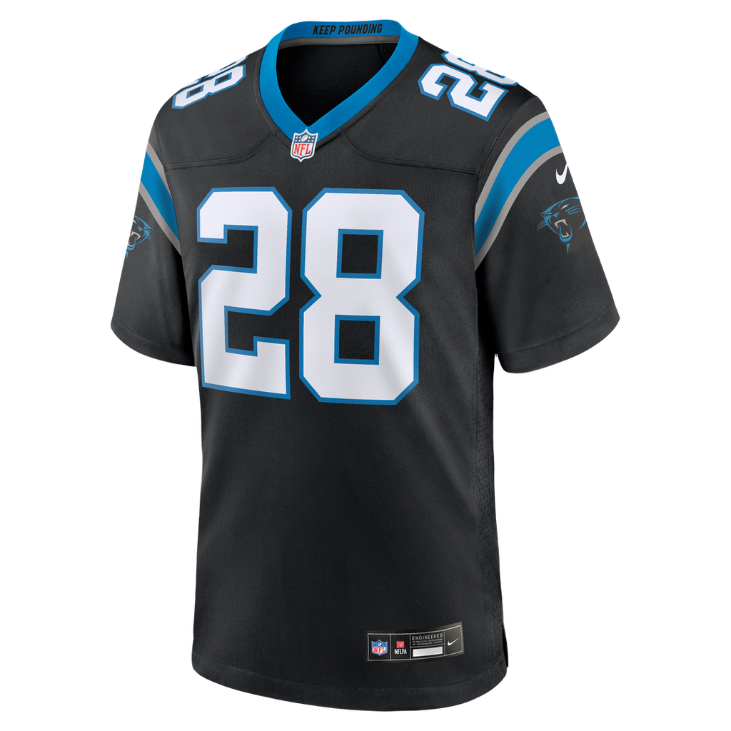 Carolina Panthers AJ Dillon Nike Black Team Game Jersey