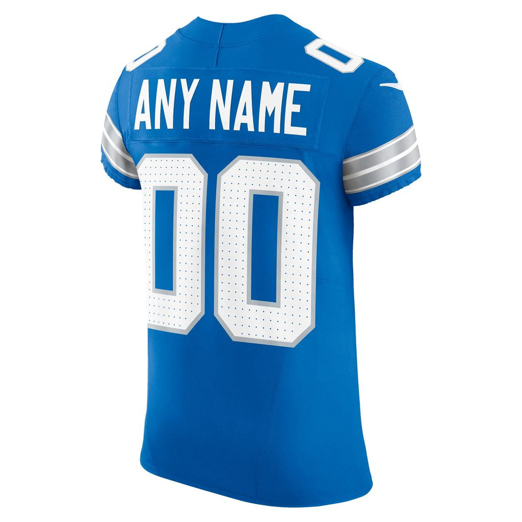 Detroit Lions Nike Black Alternate Vapor F.U.S.E. Elite Custom Jersey