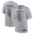 Dallas Cowboys Dak Prescott Nike Gray Atmosphere Fashion Game Jersey