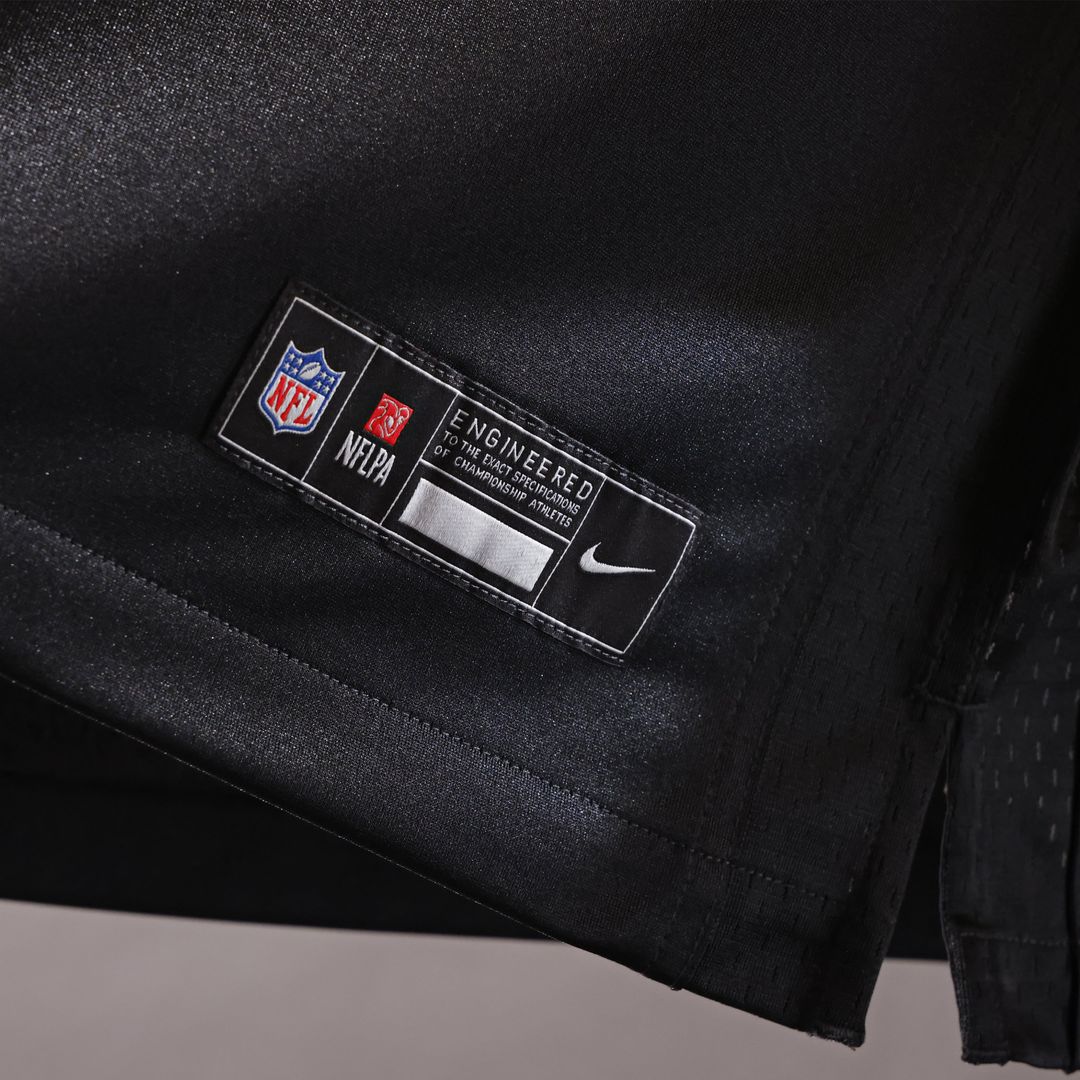 Washington Commanders Luke McCaffrey Nike Black Hail Raiser Alternate Game Jersey