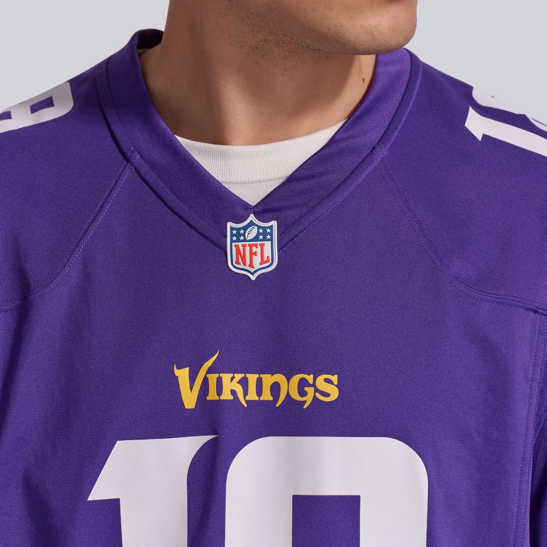 Minnesota Vikings Justin Jefferson Nike White Game Player Jersey