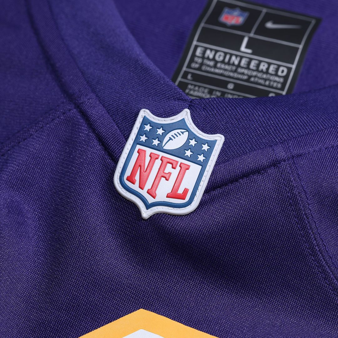 Minnesota Vikings Dallas Turner Nike White Game Jersey