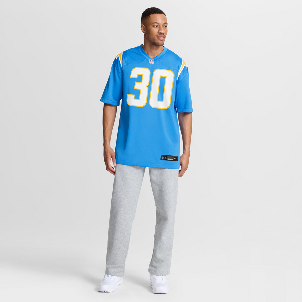 Los Angeles Chargers Alec Ingold Nike Powder Blue Team Game Jersey