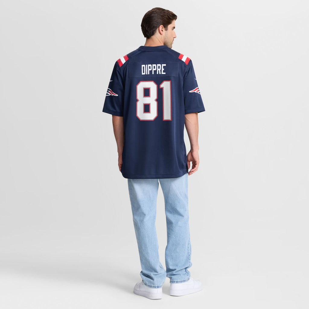 New England Patriots CJ Dippre Nike Navy Team Game Jersey