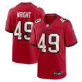 Tampa Bay Buccaneers Owen Wright Nike Red Team Game Jersey