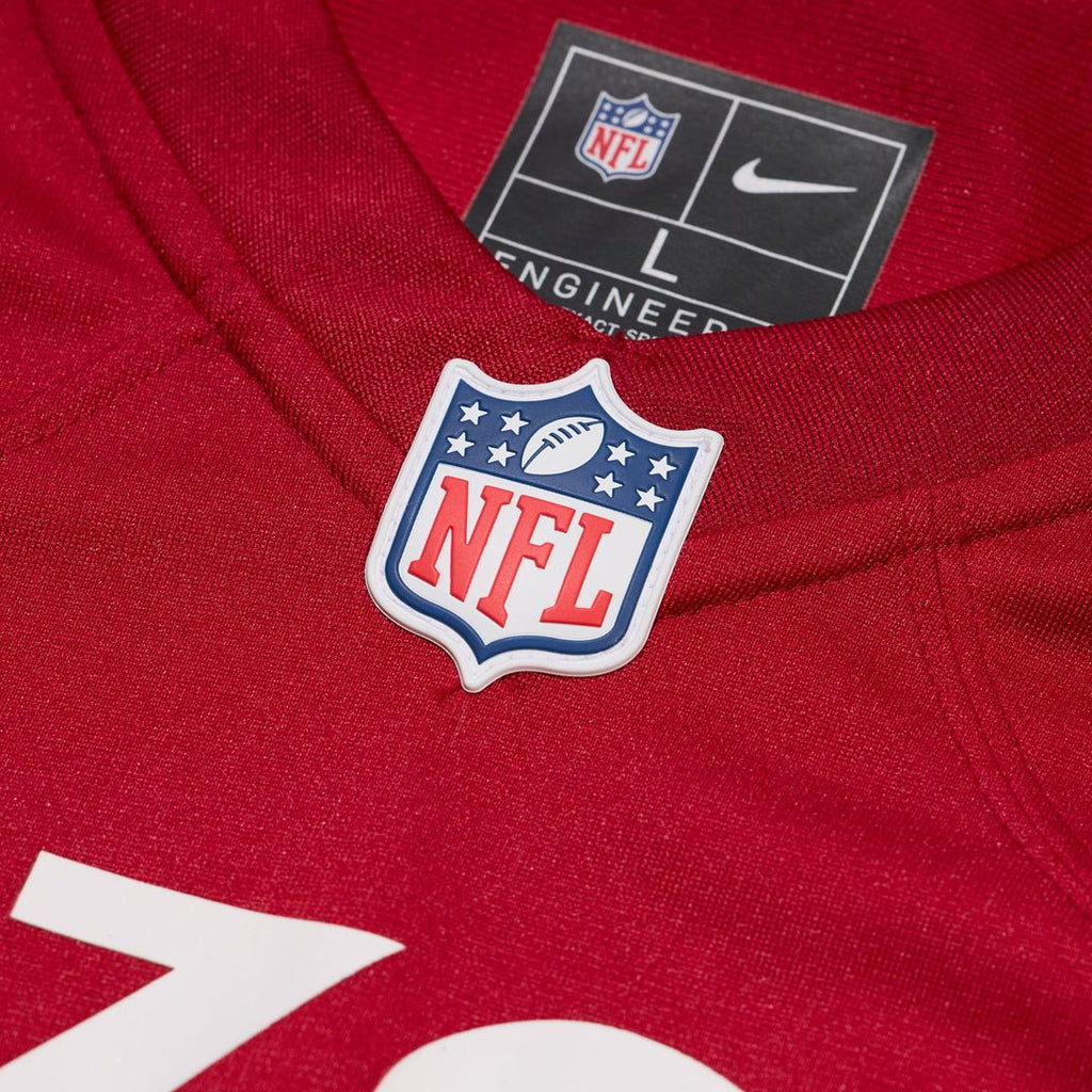 Arizona Cardinals Aaron Brewer Nike Cardinal Team Game Jersey