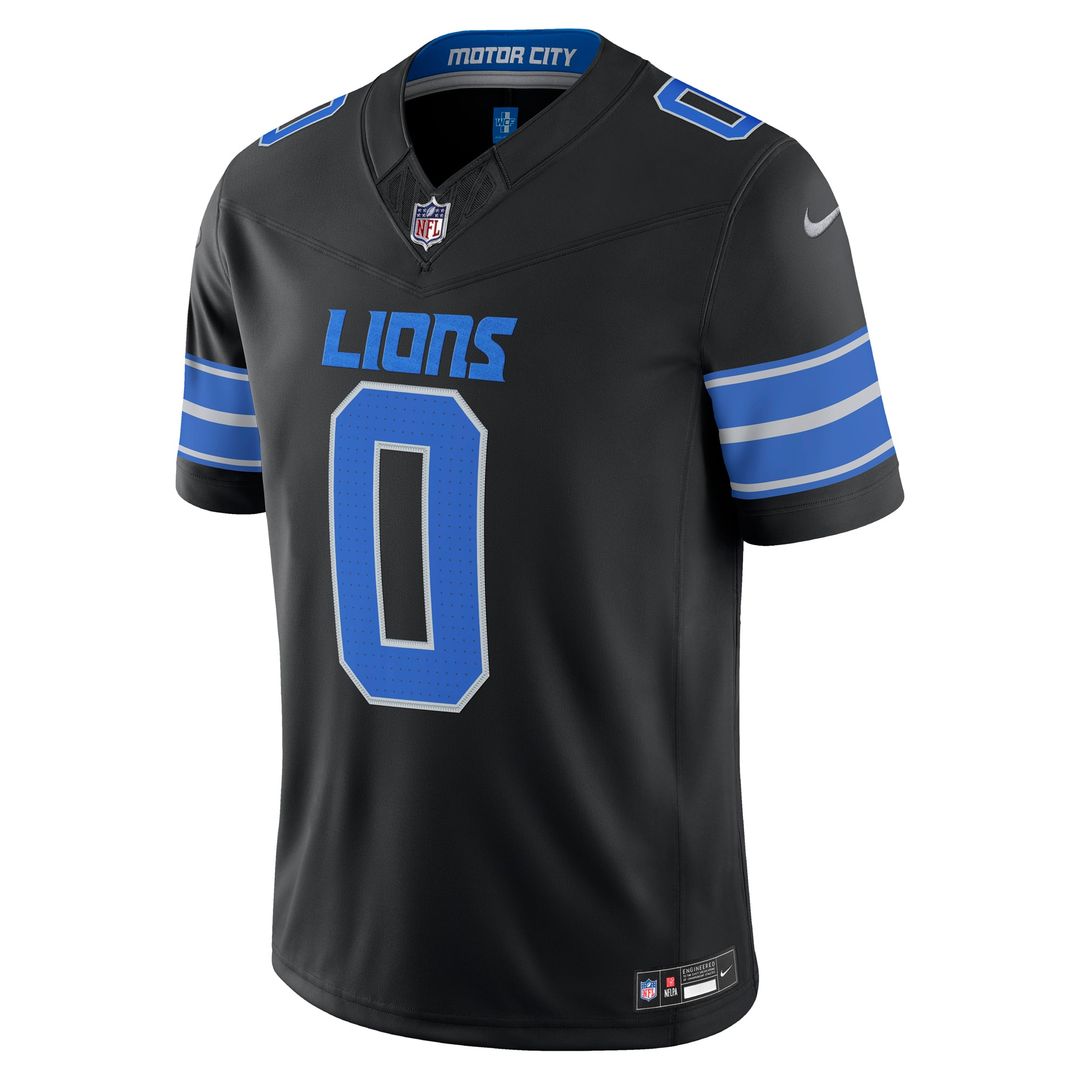 Detroit Lions Jahmyr Gibbs Nike Blue Team Vapor F.U.S.E. Stitched Limited Jersey