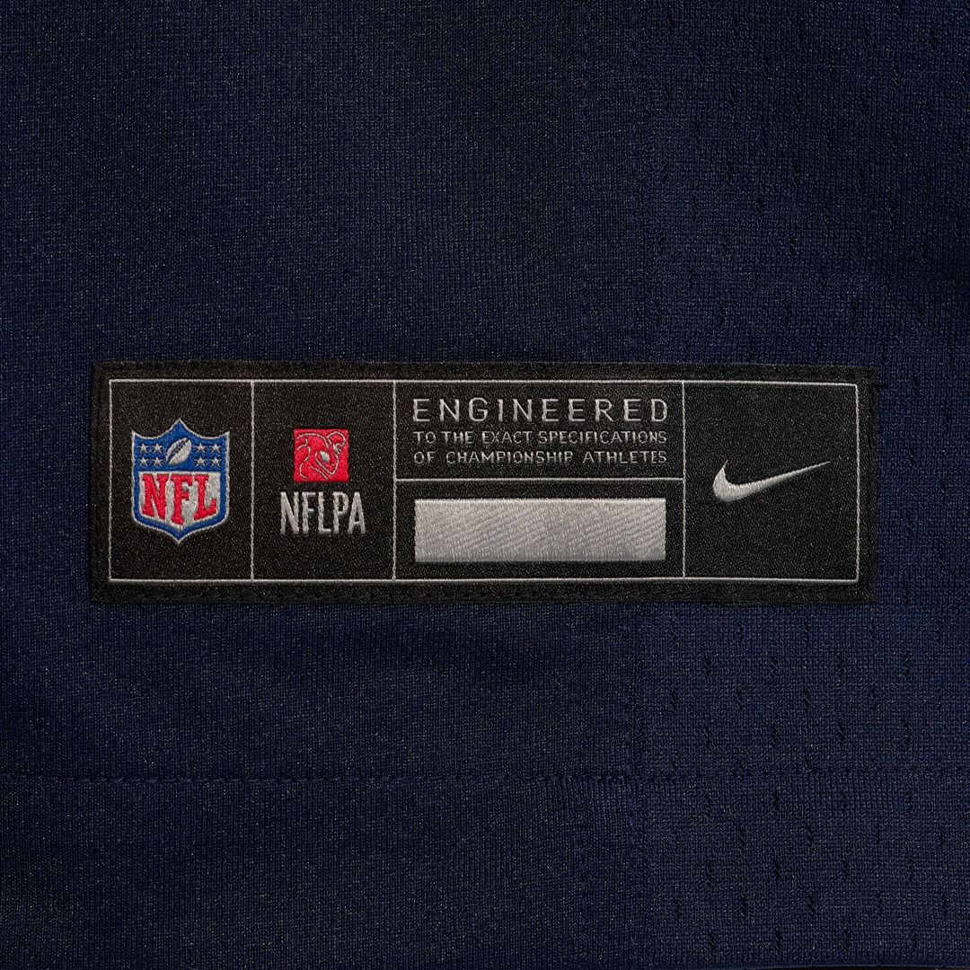 Dallas Cowboys Jake Ferguson Nike Navy Team Game Jersey
