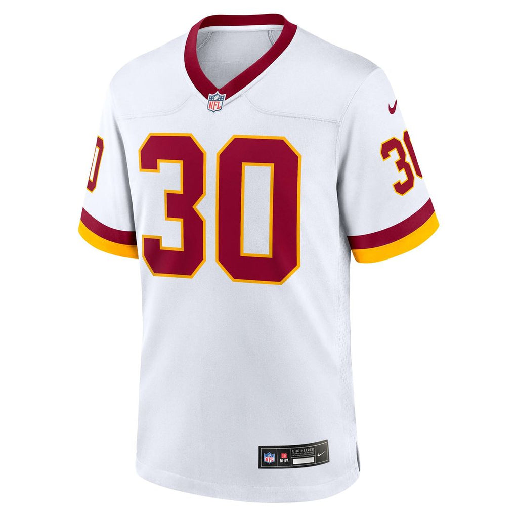 Washington Commanders Austin Ekeler Nike White Game Super Bowl Era Jersey