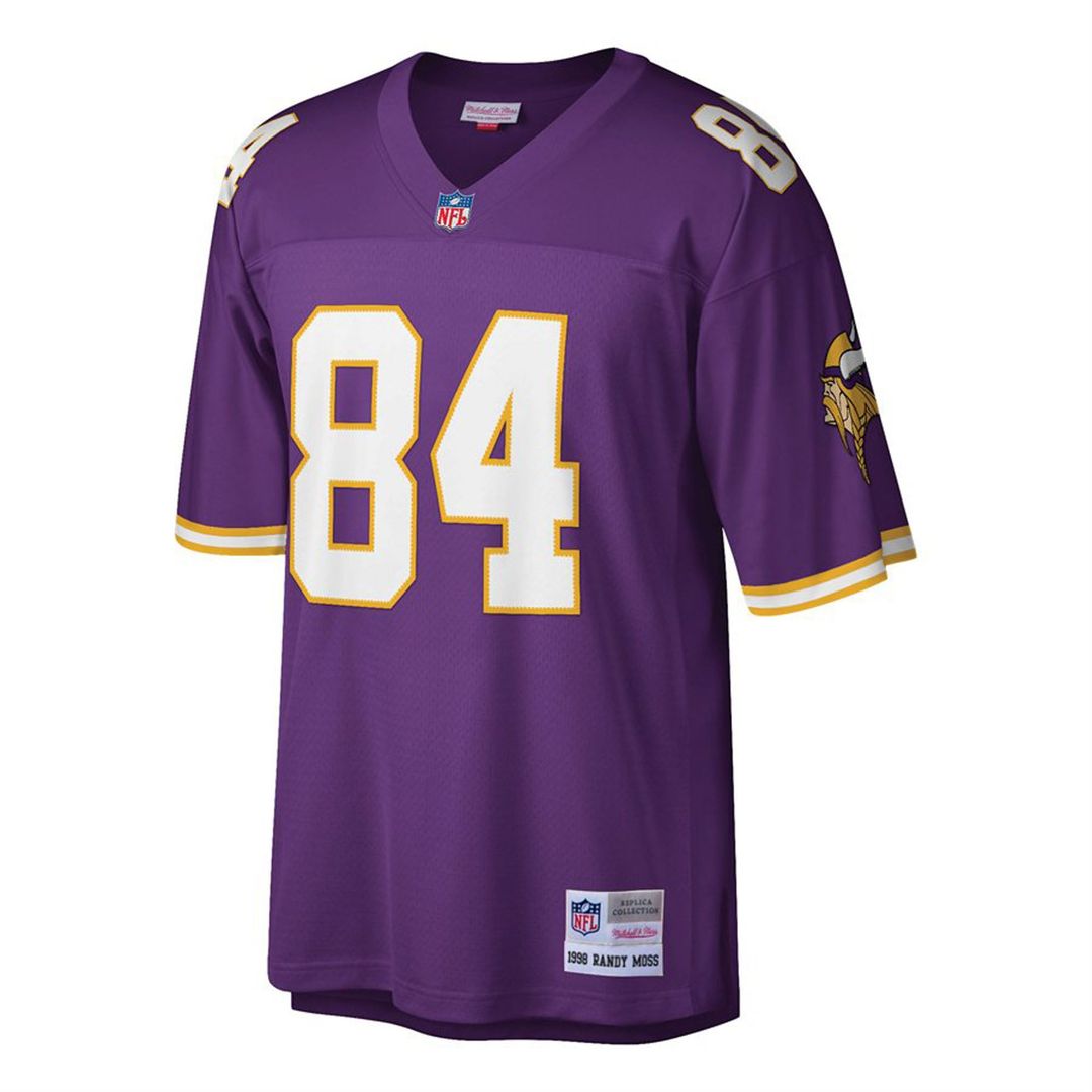 Minnesota Vikings Randy Moss Mitchell & Ness White Big & Tall 1998 Legacy Retired Player Jersey