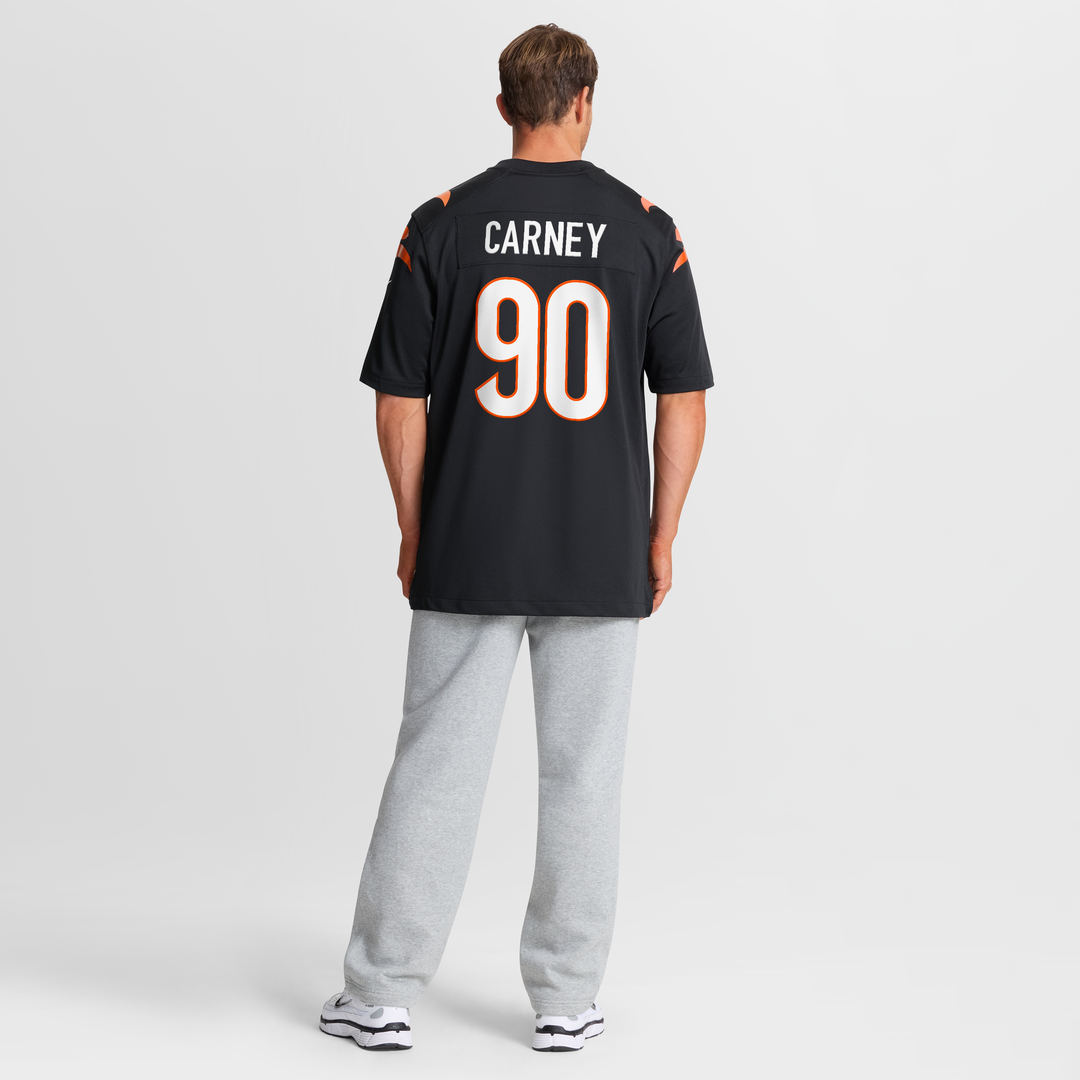 Cincinnati Bengals Owen Carney Nike Black Home Game Player Jersey
