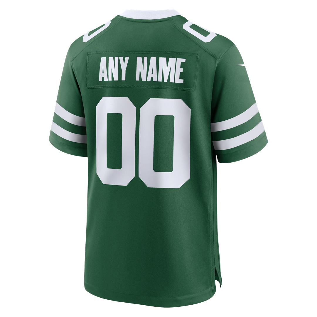 New York Jets Nike Legacy White Custom Game Jersey