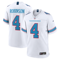 Tennessee Titans Wan'Dale Robinson Nike White Game Jersey