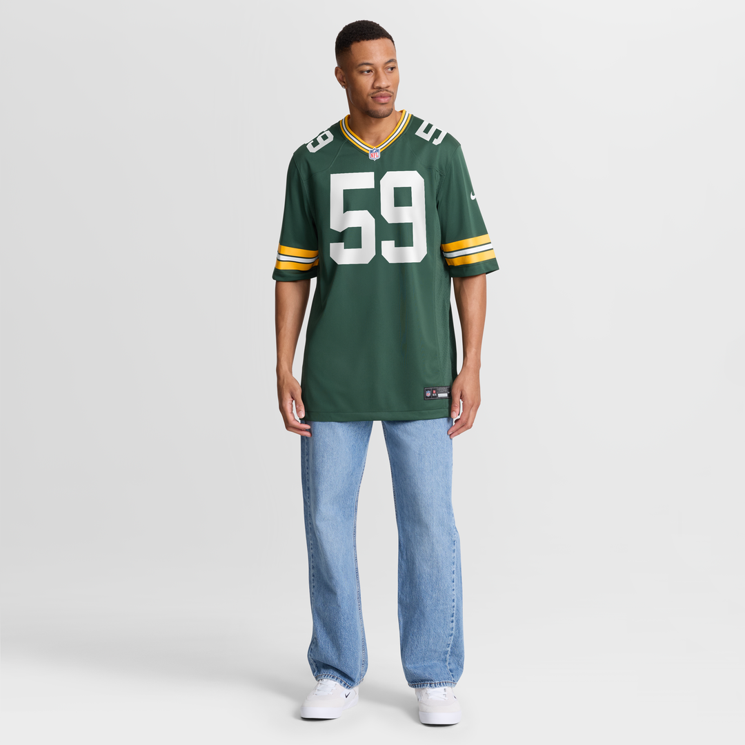 Green Bay Packers Ty'Ron Hopper Nike Green Game Jersey