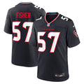 Houston Texans Blake Fisher Nike Navy Team Game Jersey