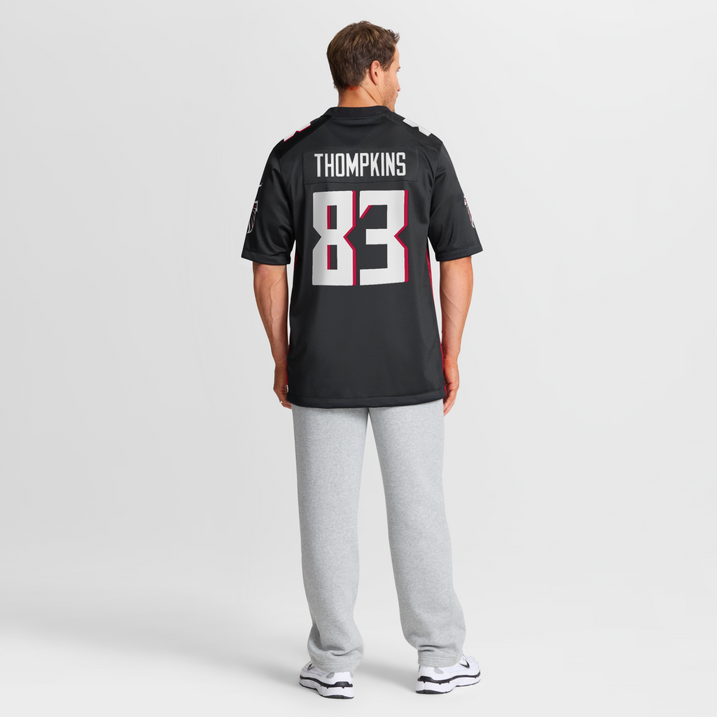 Atlanta Falcons Deven Thompkins Nike Black Team Game Jersey