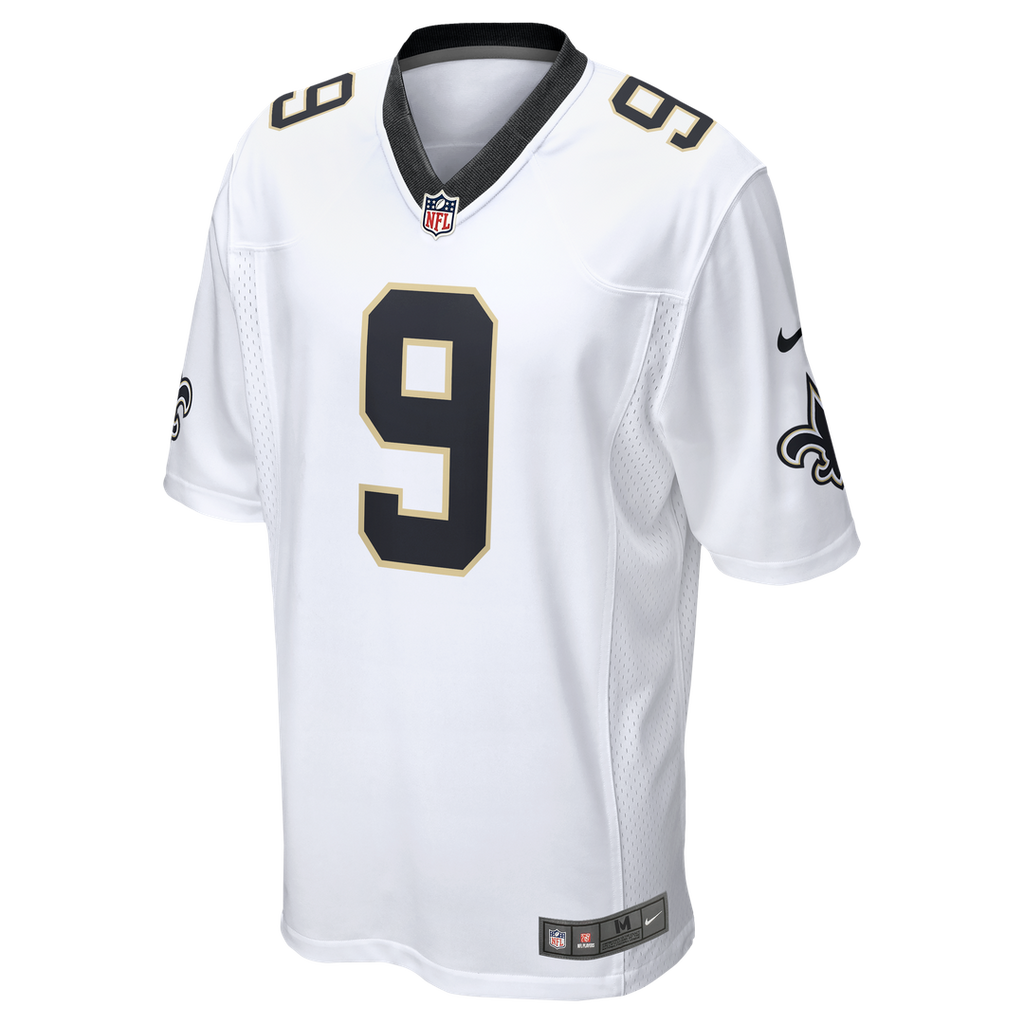New Orleans Saints Drew Brees Nike White Game Jersey