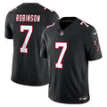 Atlanta Falcons Bijan Robinson Nike Black Alternate Throwback Vapor F.U.S.E. Stitched Limited Jersey
