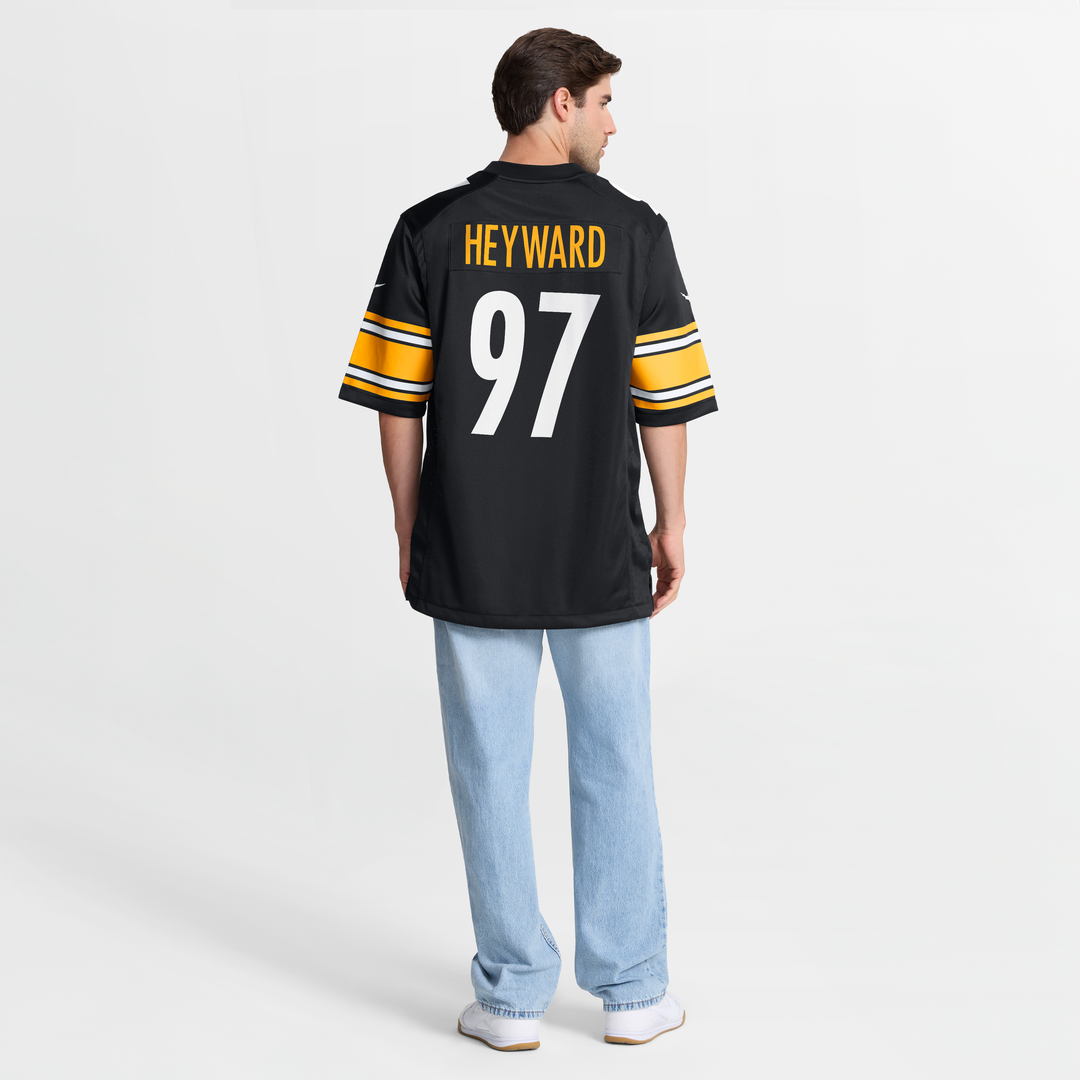 Pittsburgh Steelers Cameron Heyward Nike Gold Alternate 1933 Throwback Game Jersey