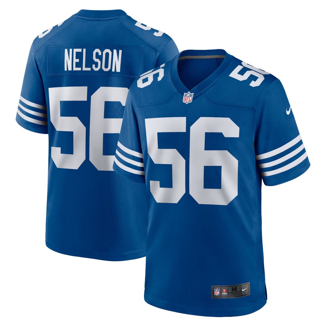 Indianapolis Colts Quenton Nelson Nike Royal Alternate Game Jersey