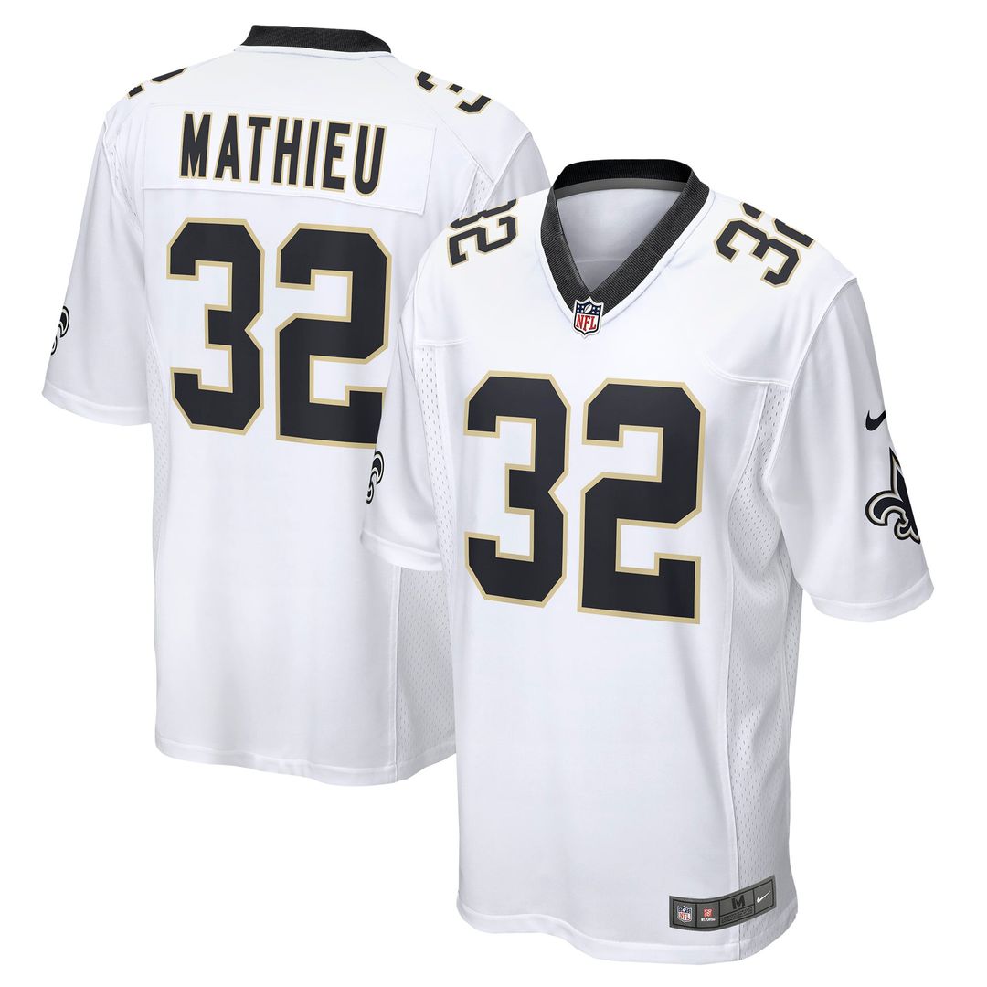 New Orleans Saints Tyrann Mathieu Nike Gold Gameday Golds Alternate Game Player Jersey