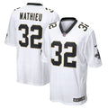 New Orleans Saints Tyrann Mathieu Nike White Game Jersey