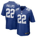 New York Giants Dru Phillips Nike Royal Team Game Jersey