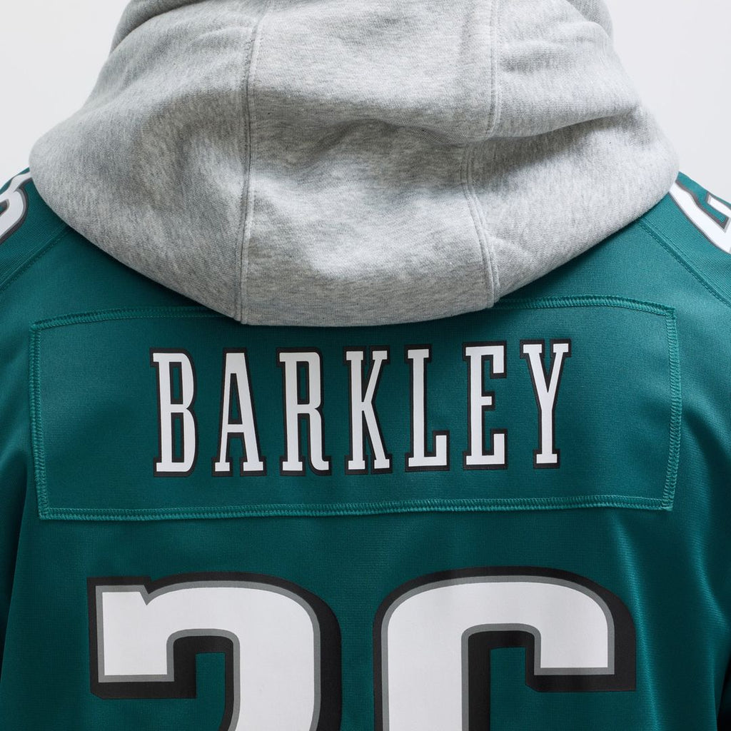 Philadelphia Eagles Saquon Barkley Nike Midnight Green Game Player Jersey