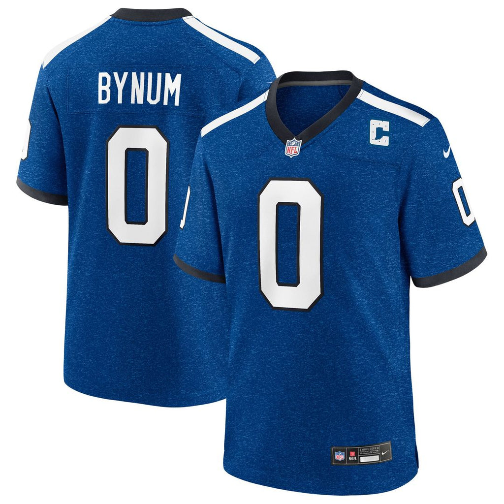 Indianapolis Colts Camryn Bynum Nike Heather Royal Alternate 2 Indiana Nights Game Jersey