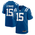Indianapolis Colts Riley Leonard Nike Royal Team Game Jersey