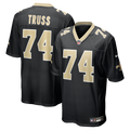 New Orleans Saints Xavier Truss Nike Black Team Game Jersey