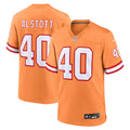 Tampa Bay Buccaneers Mike Alstott Nike Orange Throwback Game Jersey