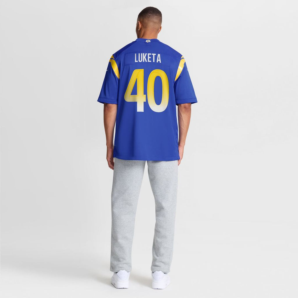 Los Angeles Rams Jesse Luketa Nike Royal Team Game Jersey
