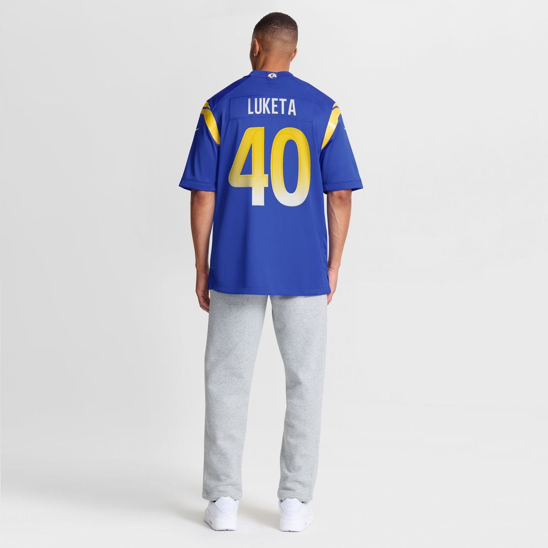 Los Angeles Rams Jesse Luketa Nike Royal Team Game Jersey