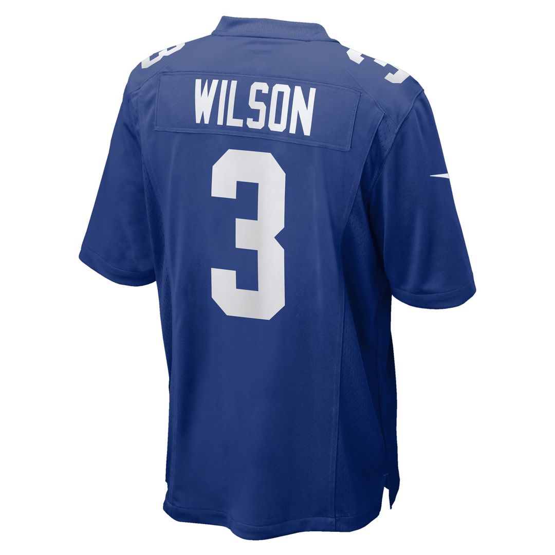 New York Giants Russell Wilson Nike Royal Game Jersey