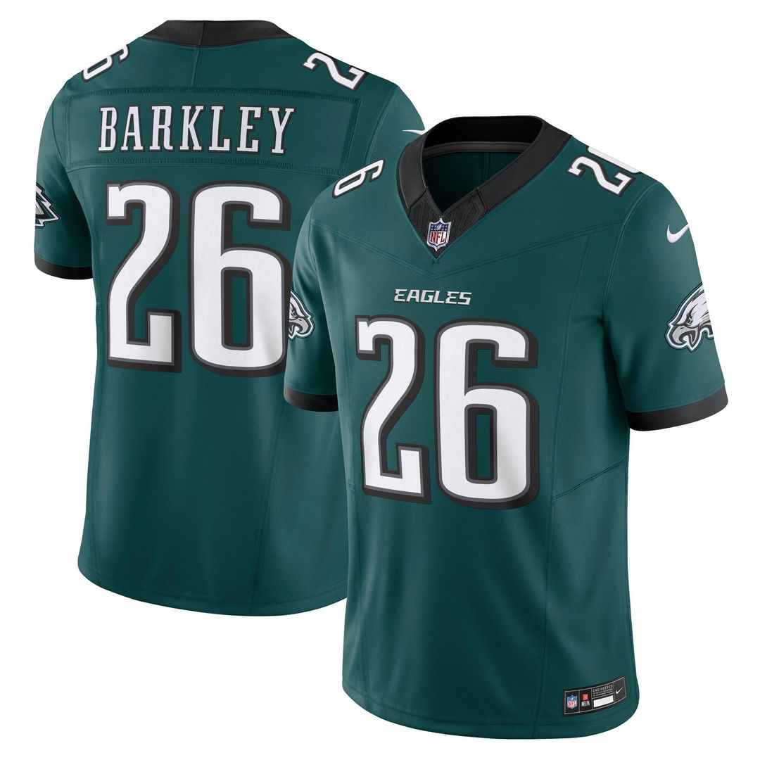 Philadelphia Eagles Saquon Barkley Nike Kelly Green Alternate Vapor F.U.S.E. Limited Jersey