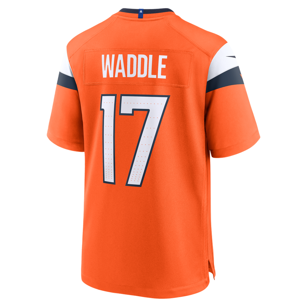 Denver Broncos Jaylen Waddle Nike Orange Game Jersey