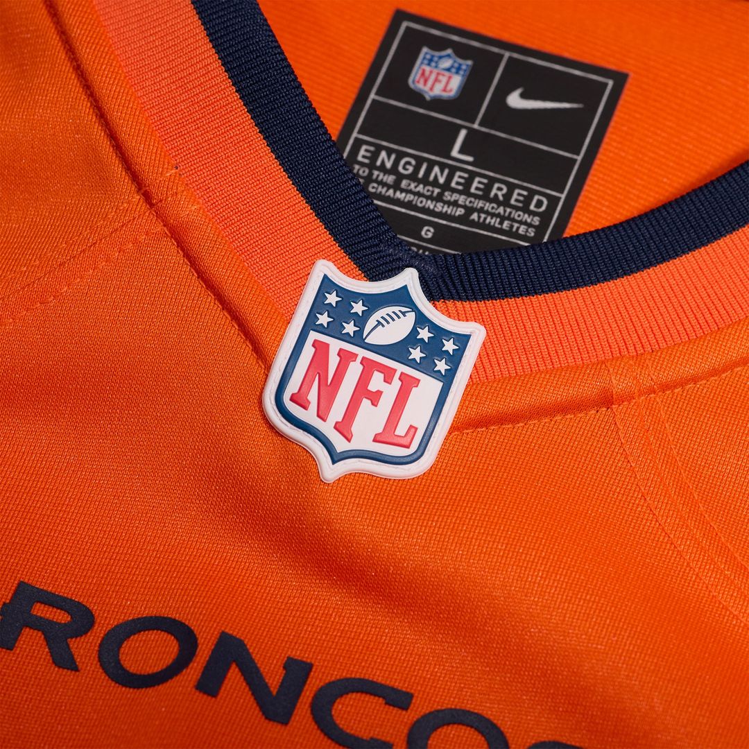 Denver Broncos Sai'vion Jones Nike Orange Team Game Jersey