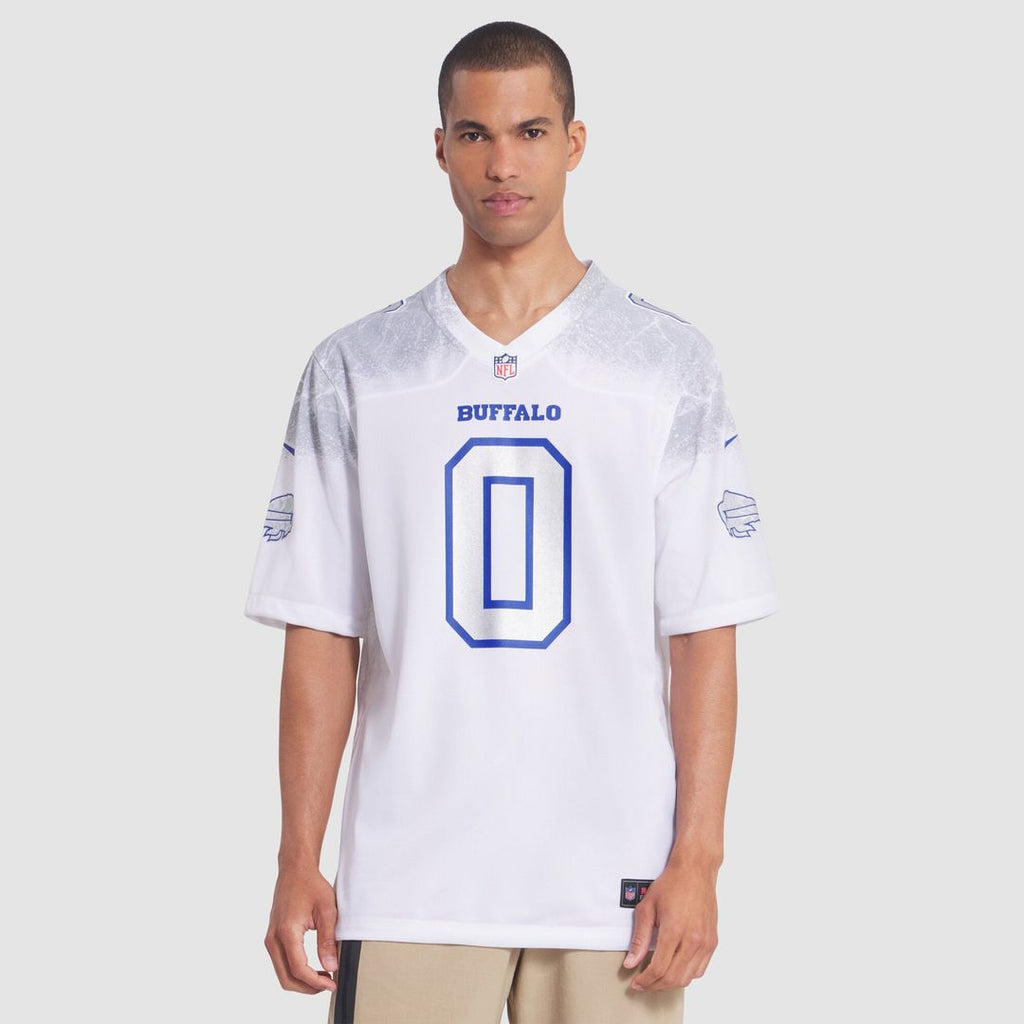Buffalo Bills Keon Coleman Nike White Rivalries Collection Game Jersey