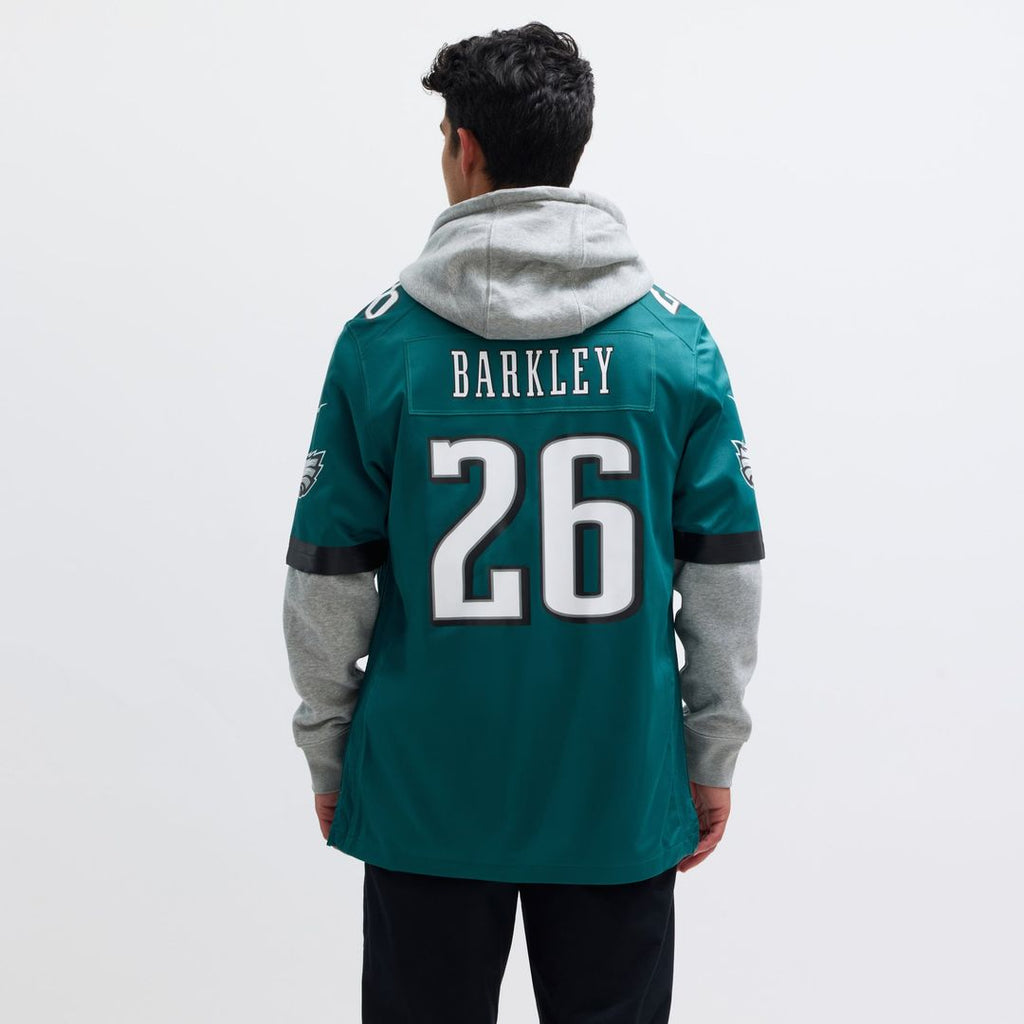 Philadelphia Eagles Saquon Barkley Nike Black Alternate Game Jersey