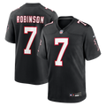 Atlanta Falcons Bijan Robinson Nike Black Throwback Game Jersey