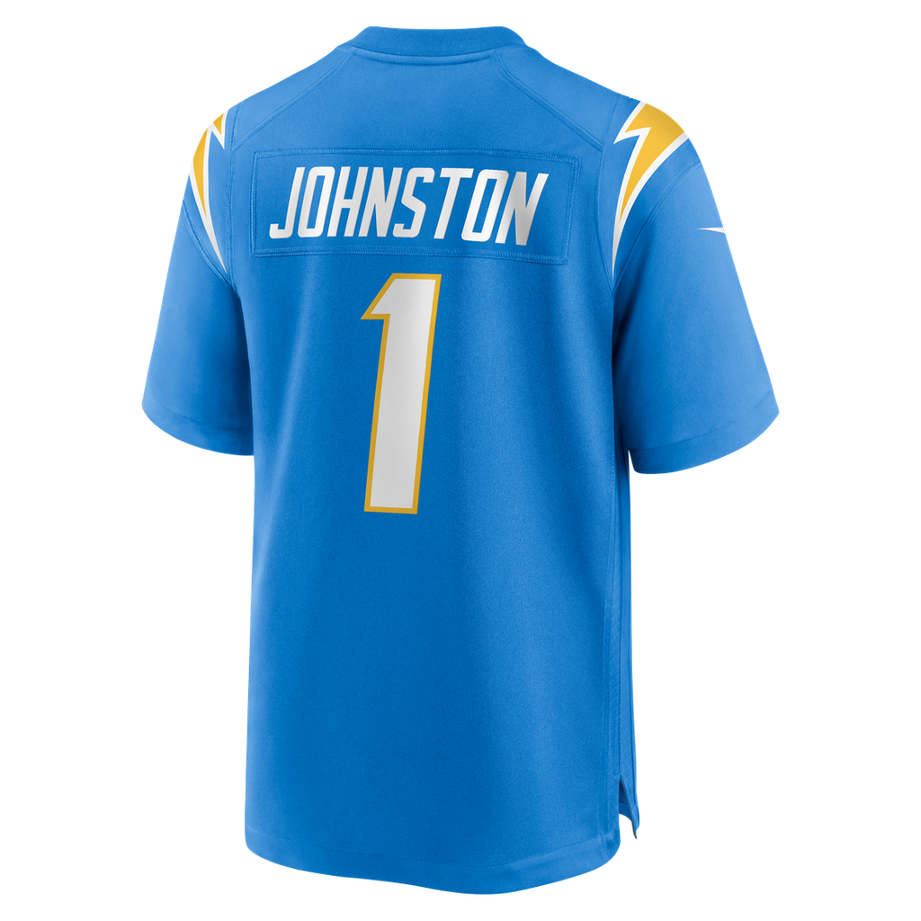 Los Angeles Chargers Quentin Johnston Nike Gold Alternate Charger Power Game Player Jersey